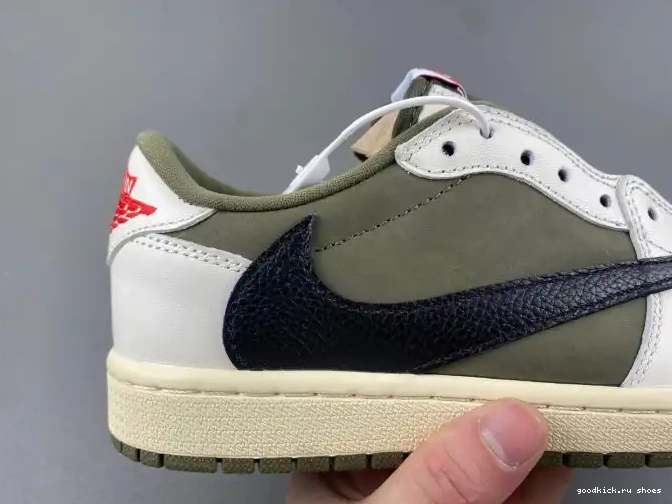 TRAVIS 1 OLIVE OG MEDIUM JORDAN DM7866-200 LOW SCOTT AIR X 0507
